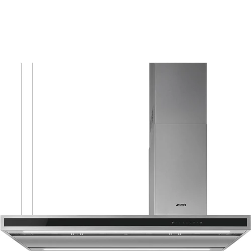 SMEG DESIGN SZIGET PÁRAELSZÍVÓ, Universal design, 120 cm, LED, inox