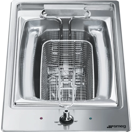 SMEG DOMINO OLAJSÜTŐ, 30 cm, inox