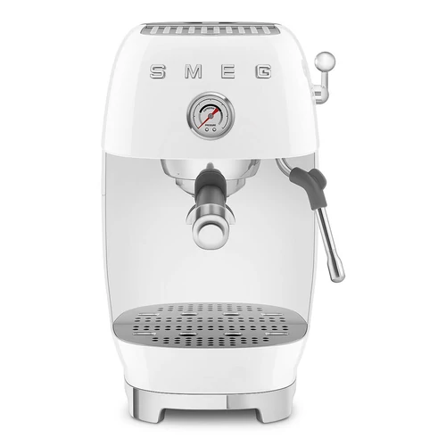 SMEG ESPRESSO KÁVÉFŐZŐ COLD BREW FUNKCIÓVAL, retro, fehér
