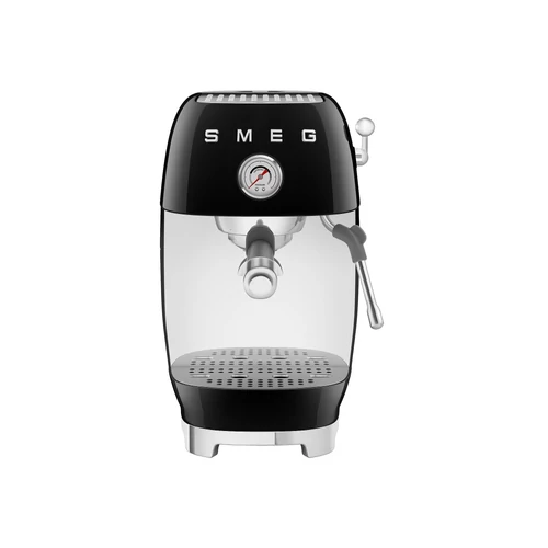 SMEG ESPRESSO KÁVÉFŐZŐ COLD BREW FUNKCIÓVAL, retro, fekete