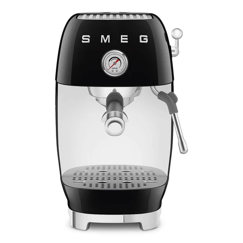 SMEG ESPRESSO KÁVÉFŐZŐ COLD BREW FUNKCIÓVAL, retro, fekete