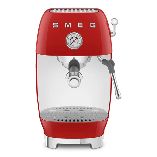SMEG ESPRESSO KÁVÉFŐZŐ COLD BREW FUNKCIÓVAL, retro, piros