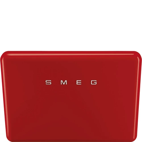SMEG 50-ES ÉVEK RETRO design vertikális fali páraelszívó, 75 cm, piros
