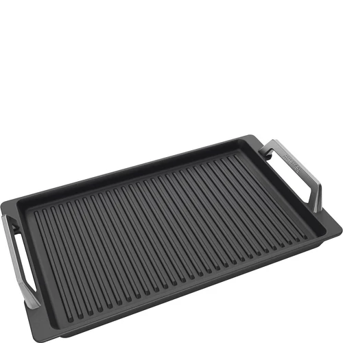 SMEG GRILL LAP univerzális-, indukciós-, gáz-, kerámia és elektromos főzőlapokhoz, 410 x 240 mm