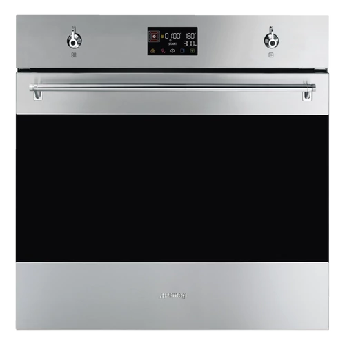 SMEG KOMBINÁLT MIKROHULLÁMÚ SÜTŐ, Classica design, Galileo, 60 cm, ES LCD, inox