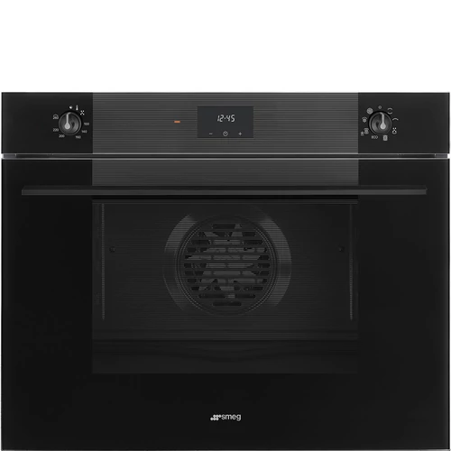 SMEG HŐLÉGKEVERÉSES SÜTŐ, Linea design, Galileo, 75x60 cm, ES LCD, mélyfekete üveg