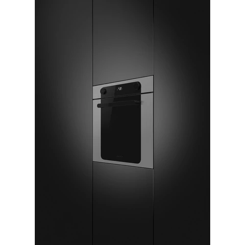 SMEG HŐLÉGKEVERÉSES SÜTŐ, Musa design, 60 cm, 10 funkció, ezüst/fekete, Schuko