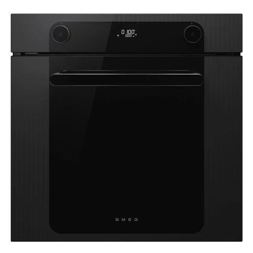 SMEG HŐLÉGKEVERÉSES SÜTŐ, Musa design, 60 cm, 10 funkció, fekete, Schuko