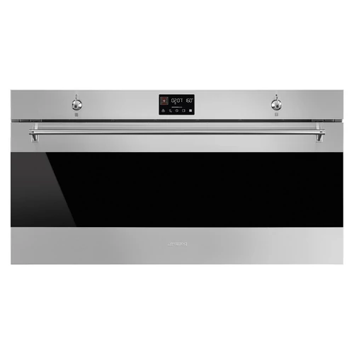 SMEG HŐLÉGKEVERÉSES XL SÜTŐ, Classica design, 90x47,5 cm, ES LCD, inox