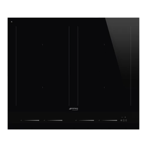 SMEG INDUKCIÓS FŐZŐLAP, Linea design, 60 cm, 4 főzőzóna, 2 MultiZone híd zóna, fekete üveg