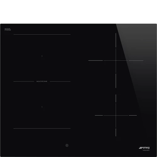 SMEG INDUKCIÓS FŐZŐLAP, Universal design, 60 cm, 4 főzőzóna, 1 MultiZone híd zóna, fekete üveg