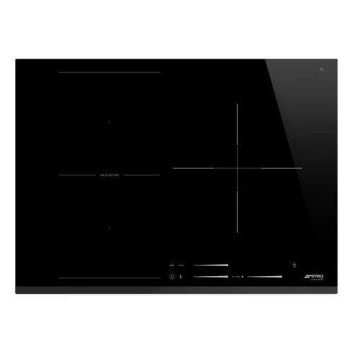 SMEG INDUKCIÓS FŐZŐLAP, 70 cm, 3 zóna,ebből 1 multizone főzőzóna, 14 fokozat