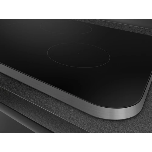 SMEG INDUKCIÓS FŐZŐLAP, Isola design, Alta kollekció, 80 cm, 4 főzőzóna, 1 MultiZone, fekete üveg/inox