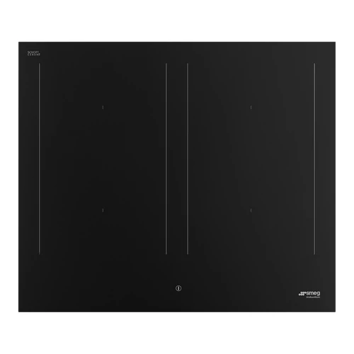 SMEG INDUKCIÓS FŐZŐLAP, Universal design, 60 cm, 4 főzőzóna, 2 MultiZone híd zóna, matt fekete üveg
