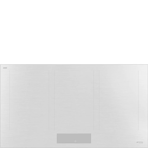 SMEG INDUKCIÓS FŐZŐLAP, Universal design, 90 cm, 6 főzőzóna, matt fehér üveg