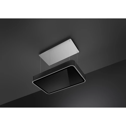 SMEG ISOLA design függesztett páraelszívó, 100 cm, matt fekete