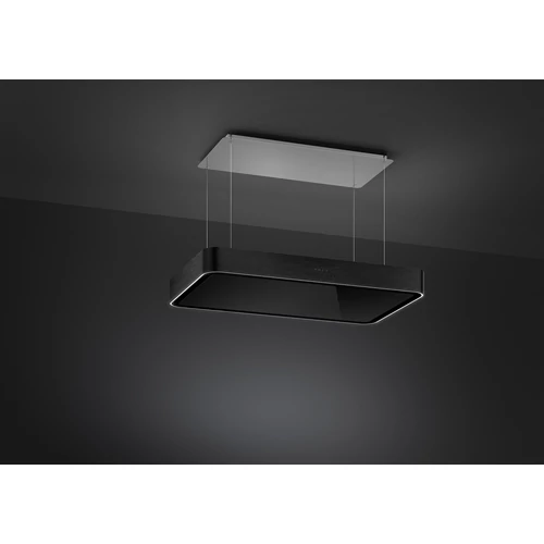 SMEG ISOLA design függesztett páraelszívó, 100 cm, matt fekete
