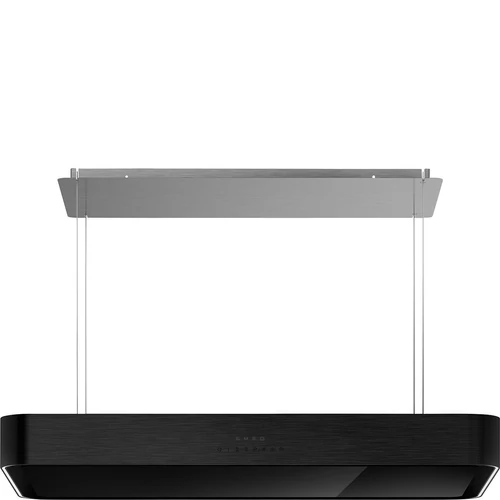 SMEG ISOLA design függesztett páraelszívó, 100 cm, matt fekete