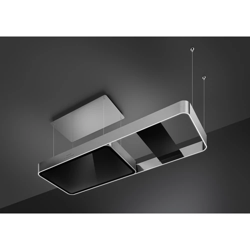 SMEG ISOLA design függesztett páraelszívó, 180 cm, inox
