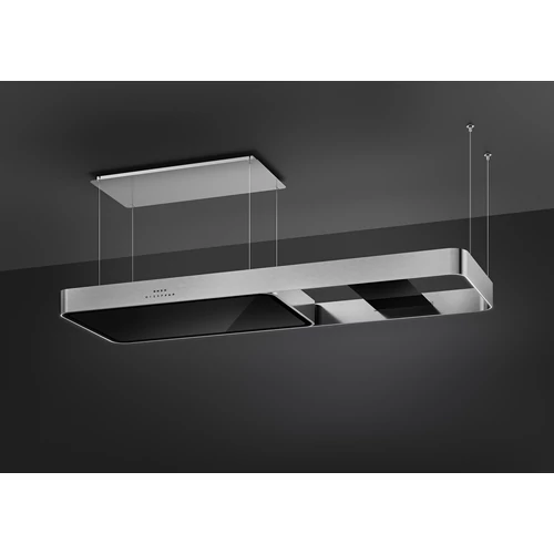 SMEG ISOLA design függesztett páraelszívó, 180 cm, inox