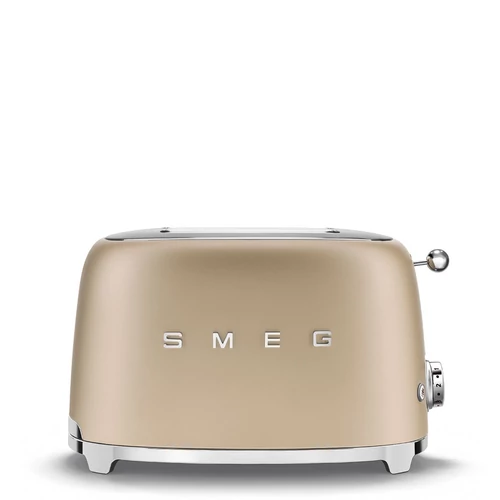 SMEG KENYÉRPIRÍTÓ, retro, 2 szeletes, matt pezsgő