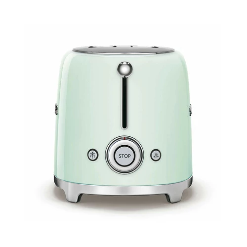 SMEG KENYÉRPIRÍTÓ, retro, 2 szeletes, világoszöld