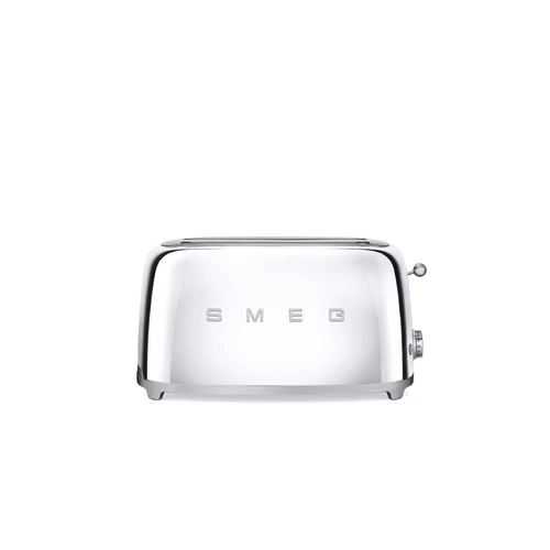 SMEG KENYÉRPIRÍTÓ, retro, 4 szeletes, fényes króm