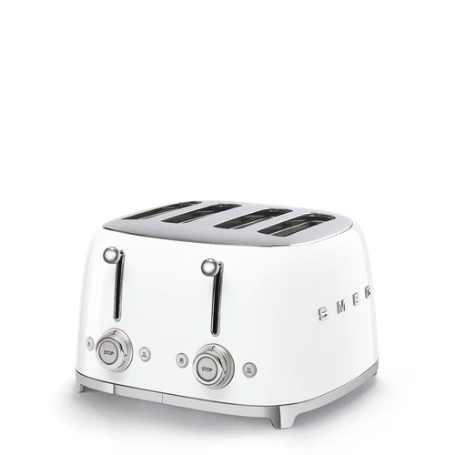 SMEG KENYÉRPIRÍTÓ, retro, 2x2 szeletes, fehér