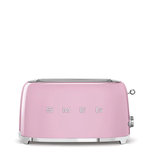 SMEG KENYÉRPIRÍTÓ, retro, 4 szeletes, rózsaszín