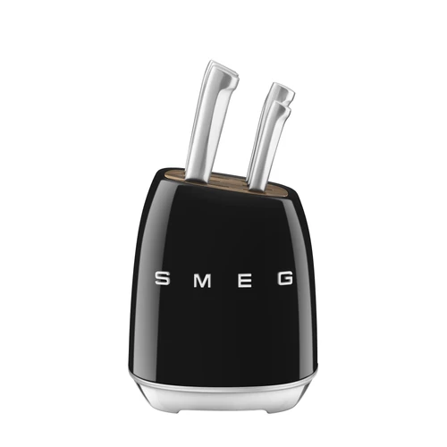 SMEG KÉSKÉSZLET, retro, fekete