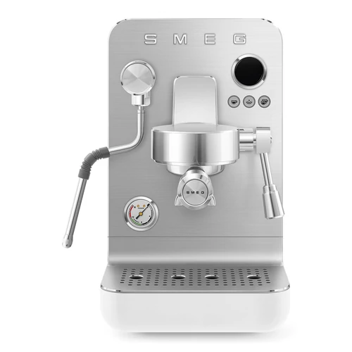 SMEG MINIPRO FÉLPROFESSZIONÁLIS KÁVÉFŐZŐ, retro, matt fehér