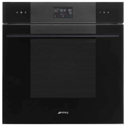 SMEG KOMBINÁLT GŐZSÜTŐ, Linea design, Galileo, 60 cm, ES LCD, mélyfekete üveg