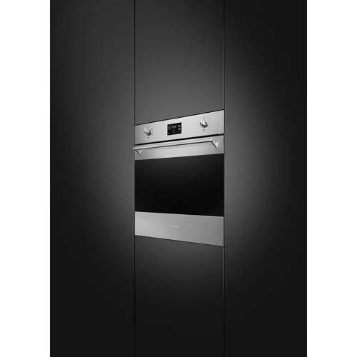 SMEG KOMBINÁLT GŐZSÜTŐ, Classica design, Galileo, 60 cm, ES LCD, inox