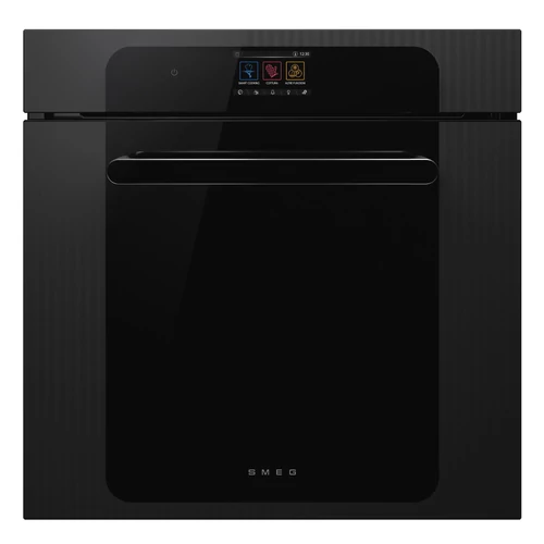 SMEG KOMBINÁLT GŐZSÜTŐ, Musa design, Galileo, 60 cm, TFT, fekete, Schuko