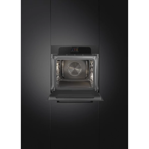 SMEG KOMBINÁLT GŐZSÜTŐ, Musa design, Galileo, 60 cm, TFT, fekete, Schuko