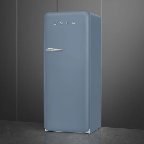 SMEG KOMBINÁLT HŰTŐ ÉS FAGYASZTÓ, retro, 60,1x150 cm, jobb oldali pántok, matt viharkék