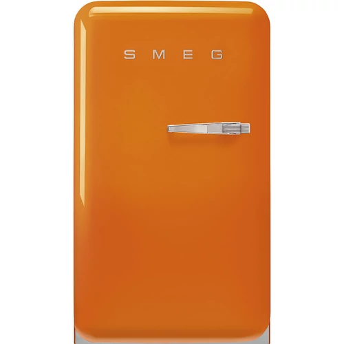 SMEG KOMBINÁLT HŰTŐ ÉS FAGYASZTÓ, retro, 54,5x98 cm, bal oldali pántok, narancssárga