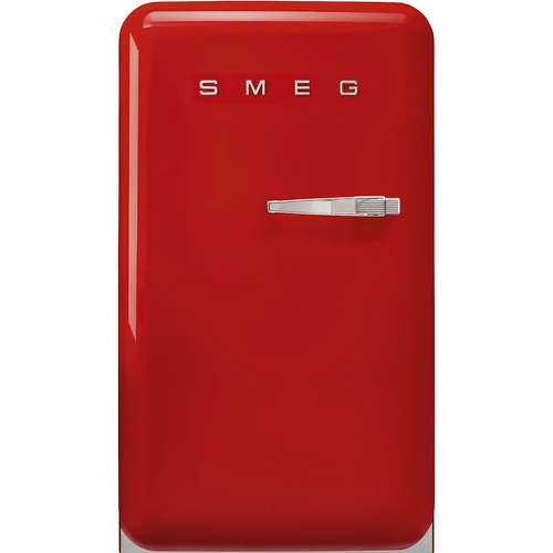 SMEG KOMBINÁLT HŰTŐ ÉS FAGYASZTÓ, retro, 54,5x98 cm, bal oldali pántok, piros