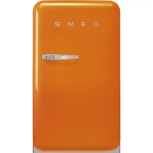 SMEG KOMBINÁLT HŰTŐ ÉS FAGYASZTÓ, retro, 54,5x98 cm, jobb oldali pántok, narancssárga