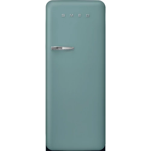 SMEG KOMBINÁLT HŰTŐ ÉS FAGYASZTÓ, retro, 60,1x150 cm, jobb oldali pántok, matt smaragdzöld