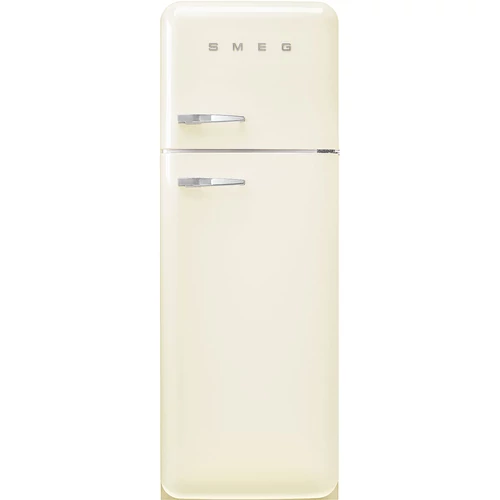 SMEG KOMBINÁLT HŰTŐ ÉS FAGYASZTÓ, retro, 60,1x172 cm, jobb oldali pántok, bézs