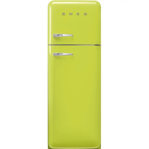 SMEG KOMBINÁLT HŰTŐ ÉS FAGYASZTÓ, retro, 60,1x172 cm, jobb oldali pántok, lime zöld