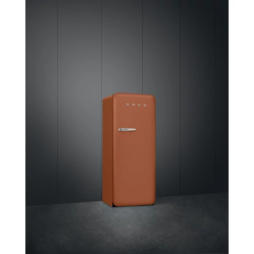 SMEG KOMBINÁLT HŰTŐ ÉS FAGYASZTÓ, retro, 60,1x150 cm, jobb oldali pántok, matt borostyán