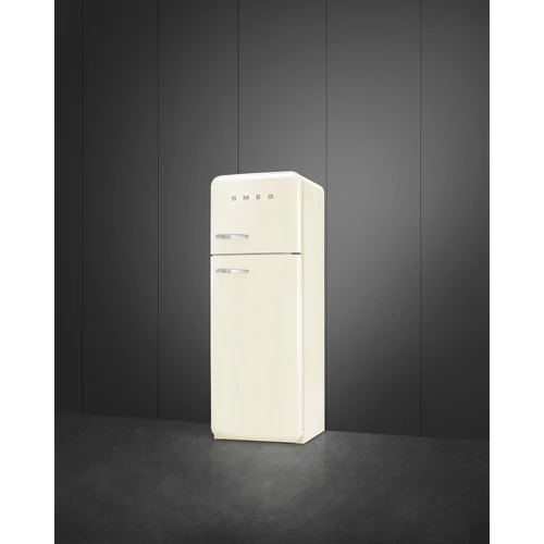 SMEG KOMBINÁLT HŰTŐ ÉS FAGYASZTÓ, retro, 60,1x172 cm, jobb oldali pántok, bézs