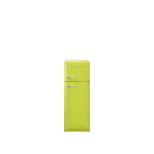 SMEG KOMBINÁLT HŰTŐ ÉS FAGYASZTÓ, retro, 60,1x172 cm, jobb oldali pántok, lime zöld