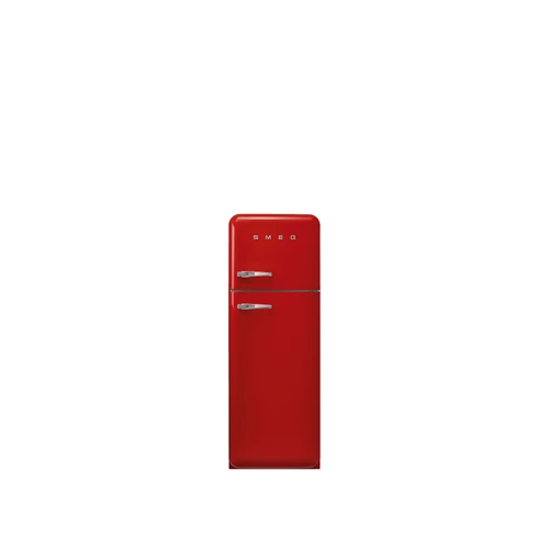 SMEG KOMBINÁLT HŰTŐ ÉS FAGYASZTÓ, retro, 60,1x172 cm, jobb oldali pántok, piros