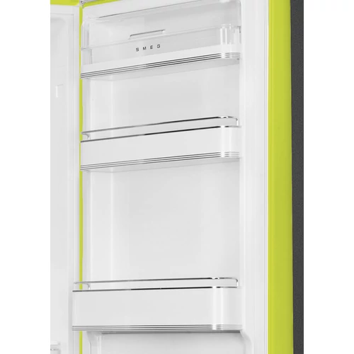 SMEG KOMBINÁLT HŰTŐ ÉS FAGYASZTÓ, retro, 60,1x196,8 cm, jobb oldali pántok, lime zöld