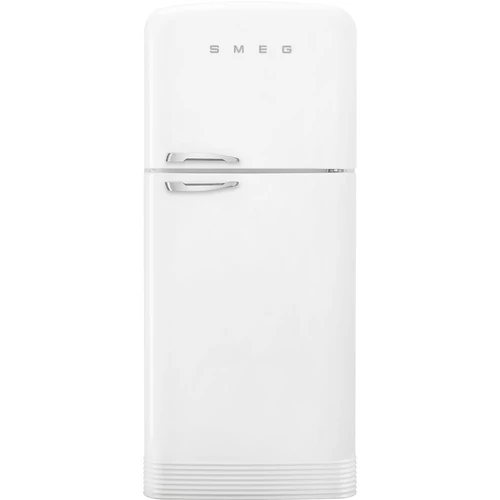 SMEG KOMBINÁLT HŰTŐ ÉS FAGYASZTÓ, retro, 79,6x192,1 cm, jobb oldali pántok, fehér