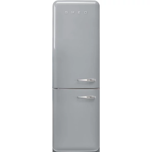 SMEG KOMBINÁLT HŰTŐ ÉS FAGYASZTÓ, 60,1x196,8 cm, ezüst