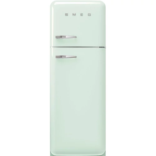 SMEG KOMBINÁLT HŰTŐ ÉS FAGYASZTÓ, retro, 60,1x172 cm, jobb oldali pántok, világoszöld